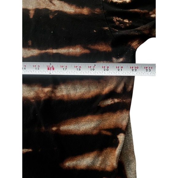 Ghostface Death Tarot Card Custom Bleach Tie Dye Black T-Shirt Size L Horror Y2K - Picture 5 of 6